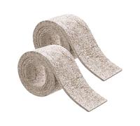 Derwrtup Remplacement du joint de four - Joint de poêle à bois - Bouclier thermique pour poêle à bois - Joint de brûleur autocollant - Accessoire de cuisinière - Grand joint de montage pour brûleur de