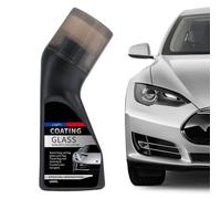 Derwrtup Revêtement Hydrophobe Pour Pare-brise - 100ml Produit de Nettoyage avec Éponge et Brosse - Nettoyant Anti Buée Pare Brise | Pour La Vision Claire Le Nettoyage La Fenêtre La Porte De Douche