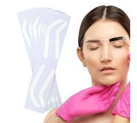 Derwrtup Ruban de forme de sourcil, ruban à sourcils Shaper,Kit de pochoir pour femmes pour femmes | 50 paires rubans de forme adhésif auxiliaire professionnel, guide de cartographie des autocollants