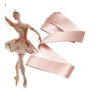 Derwrtup Rubans de ballet en satin pour chaussures en dentelle | Ruban à coudre sur les chaussons, décoration douce des pieds pour les spectacles d'entraînement