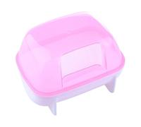 Derwrtup Salle de Bain Hamster,Bac à litière pour Bain de Sable pour Hamster - Bac à litière pour Hamster, Toilettes Amovibles pour Baignoire pour Hamster, Accessoires pour Hamster Nain pour Hamster