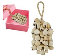 Derwrtup Shaker à main naturel | Hochet de méditation anti-stress, hochet de méditation pour soulager le stress pour adultes - Pour jardin, balcon, terrasse, extérieur, femmes et hommes