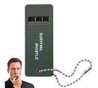 Derwrtup Sifflet d'extérieur pour chien avec cordon, tri-bande, tonalité élevée, haute fréquence, sifflet pour camping, chasse, promenade de chien