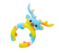 Derwrtup Support pour spatule de poêle - Support pour poignée de poêle à frire, ustensile de cuisine en silicone pour cuillère de cuisine, louche, cuisinière, maison
