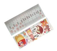 Derwrtup Tableau de croissance en hauteur, tableau de taille pour,Graphique de croissance de mesure de hauteur mignon | Règles de mesure de hauteur auto-adhésives, toise de croissance pour décoration