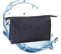 Derwrtup Trousse de Maquillage avec poignée, Trousse de Rangement pour cosmétiques | Sac cosmétique avec Grande Ouverture | Sacs imperméables de Poche de cosmétiques en Cuir d'unité Centrale avec la