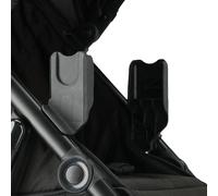 Deryan Adaptateur compatible avec les poussettes combinées Bolt Jogger ainsi que les nacelles sélectionnées de Maxi-Cosi, Joie, Cybex, Kinderkraft, Nuna (non compatible avec tous les modèles) - Noir