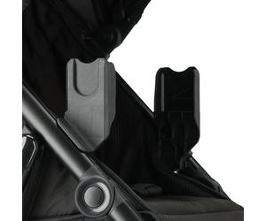 Deryan Adaptateur compatible avec les poussettes combinées Bolt Jogger ainsi que les nacelles sélectionnées de Maxi-Cosi, Joie, Cybex, Kinderkraft, Nuna (non compatible avec tous les modèles) - Noir