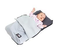 Deryan Air Traveller - Baby Travel Cot with Mattress - Baby Travel Cot (bâche) - 2 en 1 - Chaise et lit - Avec sac de transport et matelas - 75 x 45 x 6 cm (Noir)