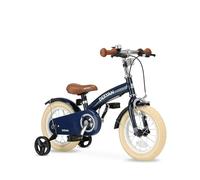 Deryan Bicyclette pour Enfant 12" | Vélo 3 en 1 | Bicyclette avec Selle réglable et Guidon | Vélo Enfant pour garçons et Filles | Bleu