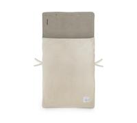 Deryan Chancelière pour bébé - Chancelière d'hiver pour bébé avec fermeture éclair - Couverture douillette pour poussette ou siège auto - Lavable - Compatible avec toutes les poussettes - Crème