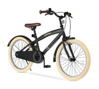 Deryan Coastline Vélo enfant 20 pouces - Avec béquille - 6-8 ans - Noir