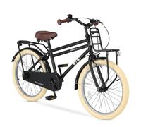 Deryan Cooper 16/18/20 Pouces Vélo pour Enfant - Noir | Avec support - Avec selle et guidon réglables - Pour garçons et filles de 4 à 12 ans