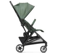 Deryan Easy2, Poussette Canne, Poussette Bebe Légère et Compacte, 0-4 ans, 3 Positions d'Inclinaison, Ultra légère 7.8 kg, Pliage d'une seule main, Position Allongée, UPF 50+, Panier (Vert)