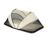 Deryan Lit de voyage pour enfant avec matelas de la naissance à 2,5 ans - Pliable - Tente bébé pliable en 2 secondes - Avec moustiquaire et sac de voyage - 136 x 84 x 62 cm (crème)