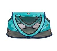 Deryan Lit de Voyage pour Petits Enfants avec Matelas - De la Naissance Jusqu'à 4,5 Ans - Tente Bébé Pop-Up Montée en 2 Secondes - Moustiquaire et Sac de Voyage Inclus - 136x84x62cm (Océan)