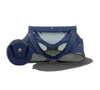 Deryan Lit de Voyage pour Petits Enfants avec Matelas, Lit bébé de la Naissance Jusqu’à 4,5 Ans, Pop Up Tente pour Bébé Montée en 2 Secondes, Moustiquaire & Sac de Voyage Inclus, Facile à Plier, Navy