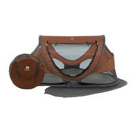 Deryan Lit de Voyage pour Petits Enfants avec Matelas, Lit bébé de la Naissance Jusqu’à 4,5 Ans, Pop Up Tente pour Bébé Montée en 2 Secondes, Moustiquaire & Sac de Voyage, Facile à Plier, Caramel