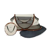 Deryan lit Parapluie Bébé avec Matelas, Lit bébé de la Naissance Jusqu’à 2,5 Ans, Pop Up Tente pour Bébé Montée en 2 Secondes, Moustiquaire & Sac de Voyage Inclus, Facile à Plier, 120x75cm, Sable