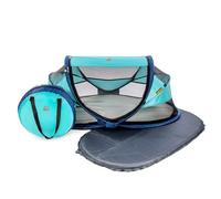 DERYAN Lit d'enfant de voyage avec moustiquaire Luxe 2020 Bleu marine
