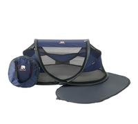 Deryan lit Parapluie Bébé avec Matelas - pour Depuis la Naissance Jusqu'à 2,5 Ans - Pop Up Tente pour Bébé Montée en 2 Secondes - Moustiquaire & Sac de Voyage Inclus - 120x75x50cm (Bleu Marine)