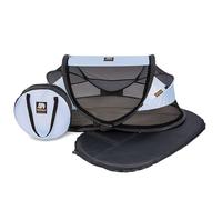 Deryan lit Parapluie Parapluie Bébé avec Matelas - pour Depuis la Naissance Jusqu'à 2,5 Ans - Pop Up Tente pour Bébé Montée en 2 Minutes - Moustiquaire & Sac de Voyage Inclus - 120x75x50cm (Bleu)