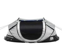 Deryan Luxe Cocoon - Tente de Voyage - Pop-up - Installation en 2 Secondes - Anti UV - Convient pour 2 Personnes - Argent/Noir Cocoon 2P-3R 2 Persons