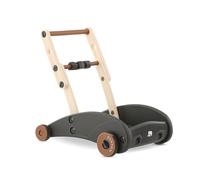 DERYAN Mace 2-en-1 Chariot d’apprentissage pour bébés - Trotteur pliable avec frein de sécurité - Siège ergonomique - Roues en caoutchouc - Dès 6 mois - Stable et confortable