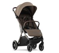 Deryan Rolo XL Travel Buggy - Pour enfants de la naissance jusqu'à 22 kg (0-4 ans) - Avec fonction couchage - Ultra légère 8,1 kg - Pliable d'une seule main - UPF 50+, panier jusqu'à 10 kg (Hazel)