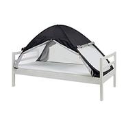 Tente-lit avec moustiquaire escamotable 200x90x110 cm Noir
