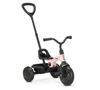 Deryan Tricycle Bébé Drifter de 2 à 6 Ans (Max. 25 kg), Draisienne Évolutif, Velo Poussette, Trike Bebe, Facile À Plier, Pliable, Vélo Bébé - Guidon et Ceinture de sécurité Inclus, Rangement, Rose