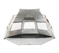 DERYAN Up-to-Go Tente de plage pop-up pour enfants - Protection UV 50+ - Compact et pliable - Se monte en 1 seconde - Argent