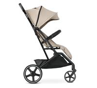 DERYAN XP XL, Poussette Canne Compacte, 0 à 4 ans (22 kg max.), Lightweight and Compact Baby Stroller, Position Allongée, Poussette Compacte, Inclinable d'une Main, Grand Panier de Rangement - Nougat
