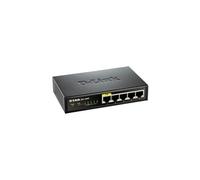 D-Link DES-1005P Non-géré L2 Fast Ethernet (10/100) Connexion Ethernet, supportant l'alimentation via ce port (PoE) Noir