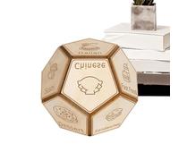 Dés à 12 faces pour jeux - Jeu de dés polyédriques pour prendre des décisions | Jeu de société assistant pour prise de décision en voyage, maison, résidence, école et aventure