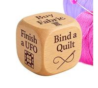 Dés à Coudre | Outil de Sélection de pour Activités Festives | Dés Amusants pour Quilteuses Cadeau Famille Fêtes Anniversaire | Activités Festives