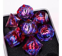 Dés à œil de Beholder pour dés en résine à bord pointu DnD pour donjons et dragons dés polyédriques D et D dés à œil de Dragon AY06