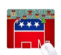 des Ã‰tats - unis d'amérique l'emblème du parti républicain de l'éléphant tapis de souris en jeu - office mat noël