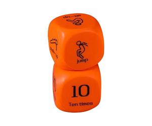 Dés Activités - Articles de Sport à 6 Côtés | 2 Pièces Dés D'Entraînement Adulte pour Adolescents, Adultes, Gym, Maison, Temps de Jeu, Groupe, Entraînement d'éducation Physique et LO Leçon