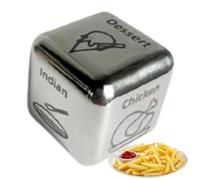 Dés alimentaires pour couples, couples, quoi pour le dîner, les jeux de dés de décision, dés romantiques pour lui, elle, idée de repas pour la Saint-Valentin, le Nouvel An, un anniversaire