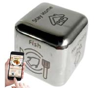 Dés alimentaires pour couples - Dés de décision pour les couples - Jeu de dés pour le dîner - Dés de décision - Dés de décision - Dés de décision pour les repas - Idées de rendez-vous romantiques à la
