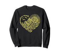 Des amis d'aventure en plein air dans la nature et c'est ainsi que l'aventure commence Sweatshirt