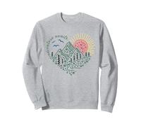 Des amis d'aventure en plein air dans la nature et c'est ainsi que l'aventure commence Sweatshirt