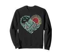 Des amis d'aventure en plein air dans la nature et c'est ainsi que l'aventure commence Sweatshirt