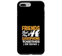 des Amis Jouent du Saxophone Ensemble, Duo de saxophonistes Amusant Coque pour iPhone 7 Plus/8 Plus