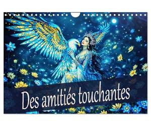 Des amitiés touchantes (Calendrier mural 2027 DIN A4 vertical), CALVENDO calendrier mensuel: Union magique de l'animal et de la femme, créée avec l'IA.