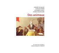 Des animaux - Honoré de Balzac - Waknine Marguerite - broché - Roman