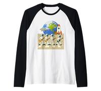 des astronautes Qui marchent sur la Lune à Space Abbey Crossing on The Moon Manche Raglan
