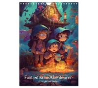 Des aventuriers fantastiques dans des mondes magiques, Version française (Calendrier mural 2026 DIN A4 portrait), Calendrier CALVENDO mensuel