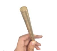 Des barres rondes de bronze, Tige ronde en laiton for manche de couteau, modélisme, H59, doré, plusieurs tailles(150mm x 6mm)